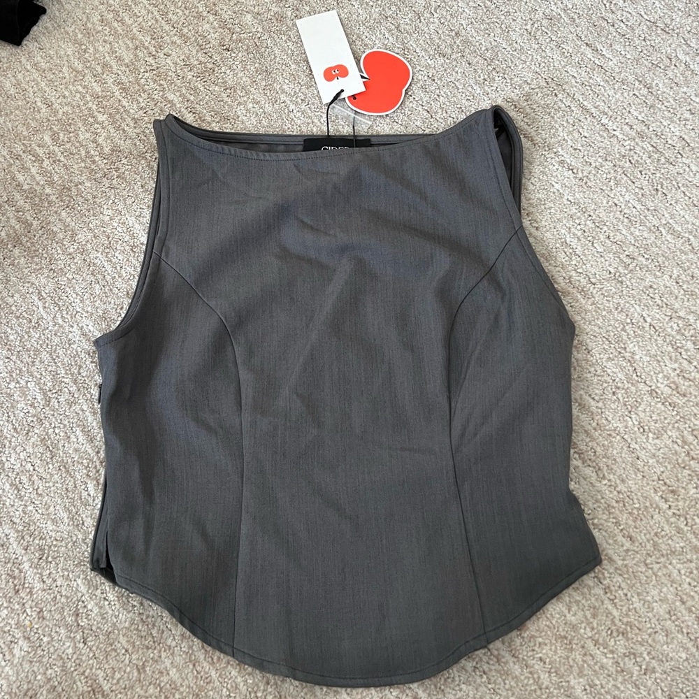 Brand new Cider Grey corset top xs